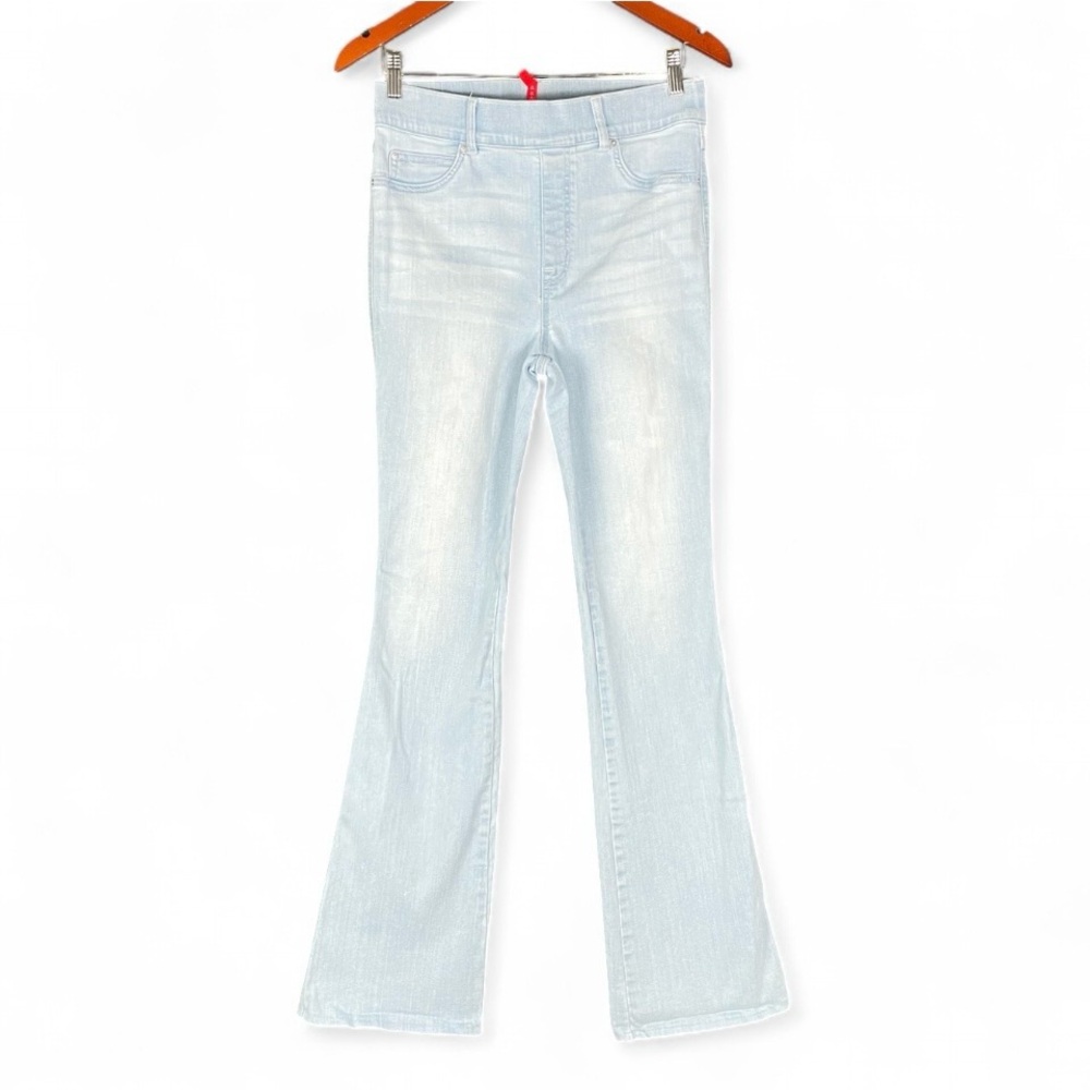 SPANX Light Wash Blue Bootcut Jeans